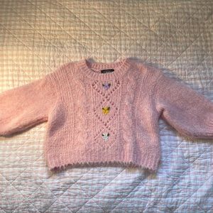 Cider Flower Sweater Top